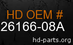 hd 26166-08A genuine part number