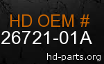hd 26721-01A genuine part number