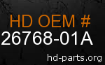 hd 26768-01A genuine part number