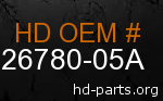 hd 26780-05A genuine part number