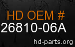 hd 26810-06A genuine part number