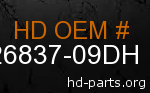 hd 26837-09DH genuine part number