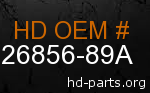 hd 26856-89A genuine part number