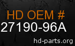 hd 27190-96A genuine part number