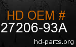 hd 27206-93A genuine part number