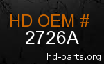 hd 2726A genuine part number