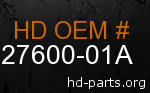hd 27600-01A genuine part number