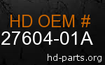 hd 27604-01A genuine part number