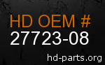 hd 27723-08 genuine part number
