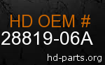 hd 28819-06A genuine part number