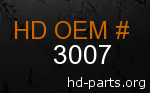 hd 3007 genuine part number