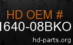 hd 31640-08BKO genuine part number
