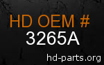 hd 3265A genuine part number