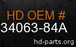 hd 34063-84A genuine part number