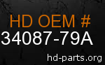 hd 34087-79A genuine part number