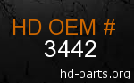 hd 3442 genuine part number
