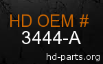 hd 3444-A genuine part number