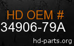 hd 34906-79A genuine part number