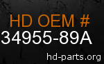 hd 34955-89A genuine part number