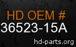 hd 36523-15A genuine part number