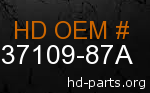 hd 37109-87A genuine part number