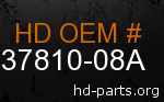 hd 37810-08A genuine part number