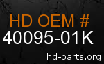 hd 40095-01K genuine part number