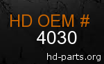 hd 4030 genuine part number