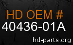 hd 40436-01A genuine part number