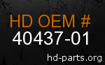 hd 40437-01 genuine part number