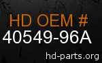 hd 40549-96A genuine part number