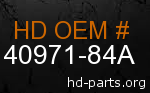 hd 40971-84A genuine part number