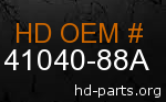 hd 41040-88A genuine part number