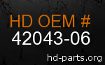 hd 42043-06 genuine part number