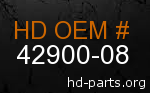 hd 42900-08 genuine part number