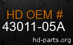 hd 43011-05A genuine part number
