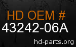 hd 43242-06A genuine part number