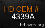 hd 4339A genuine part number