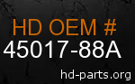 hd 45017-88A genuine part number