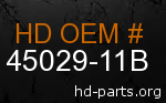hd 45029-11B genuine part number