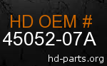 hd 45052-07A genuine part number