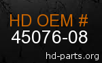 hd 45076-08 genuine part number