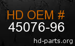 hd 45076-96 genuine part number