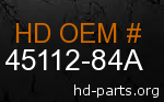 hd 45112-84A genuine part number