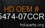 hd 45474-07CCR genuine part number