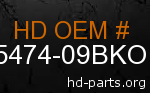 hd 45474-09BKO genuine part number