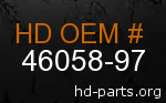 hd 46058-97 genuine part number