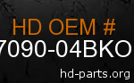 hd 47090-04BKO genuine part number
