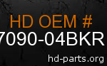 hd 47090-04BKR genuine part number