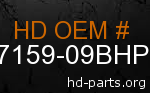 hd 47159-09BHP genuine part number